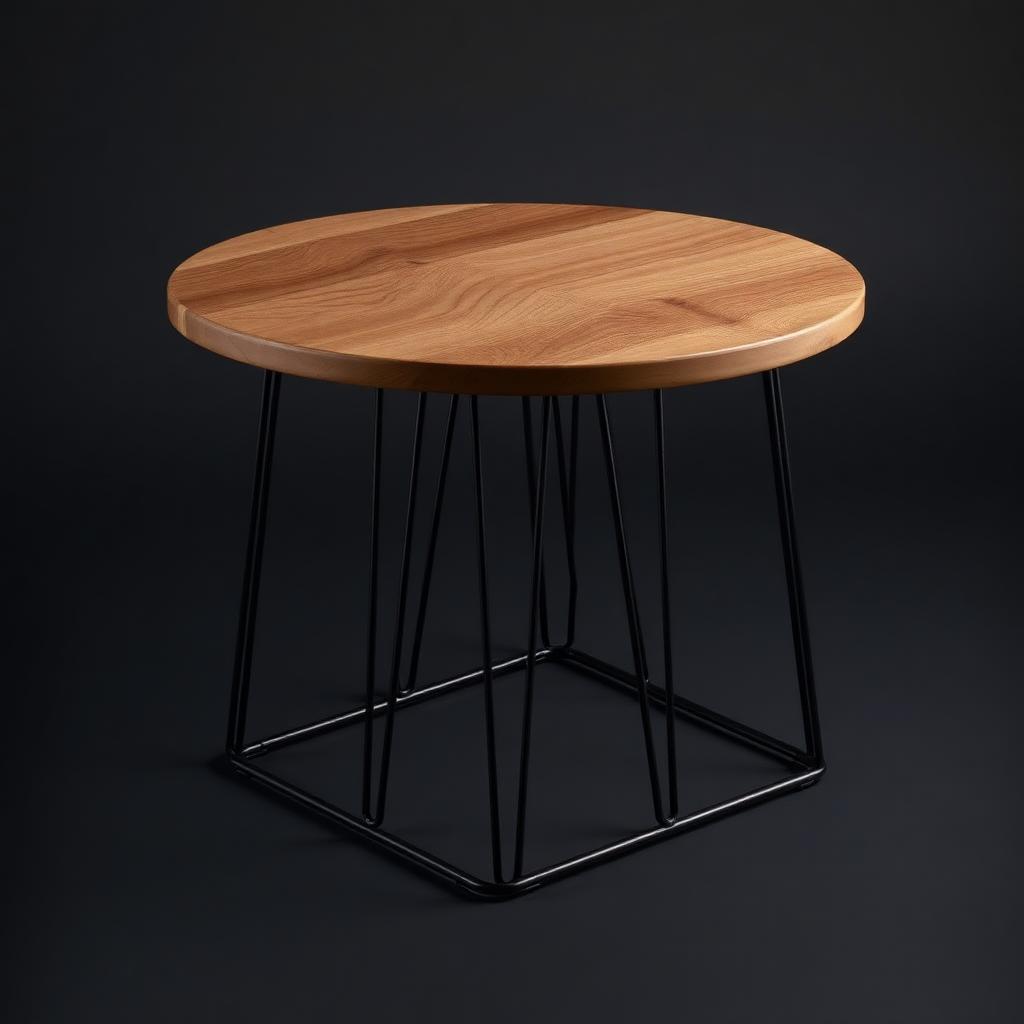 Mesa industrial de aço